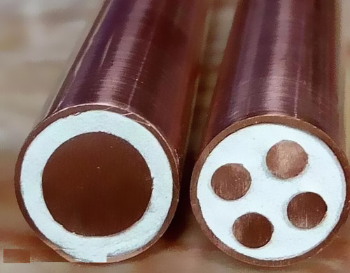 礦藏絕緣電纜是選用無(wú)機(jī)物氧化鎂作為芯線絕緣