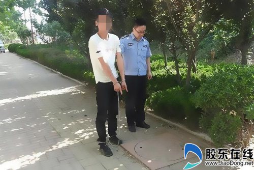 指認(rèn)盜電纜現(xiàn)場